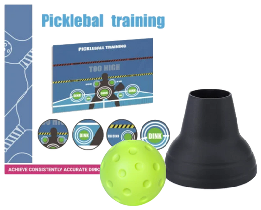 Pickleball Wall Training Kit – Target Mat, 3 Quiet Foam Balls & Ball Picker